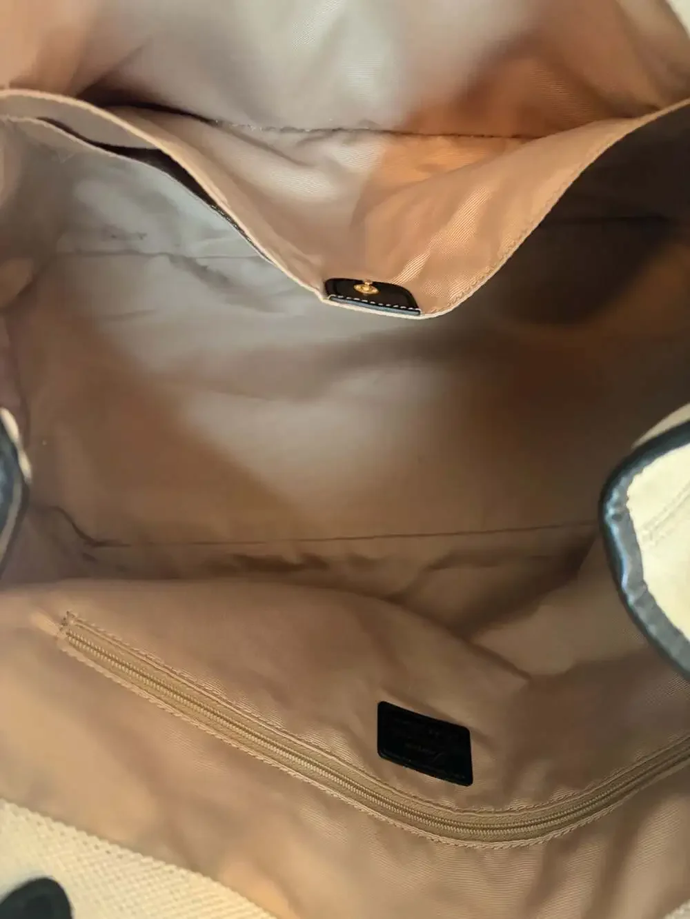 Lauren Ralph Lauren Floral Print Canvas Tote Bag